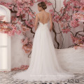 Custom Made Vestido de Noiva Satin Detachable Overskirt wedding dress bridal gowns elegant